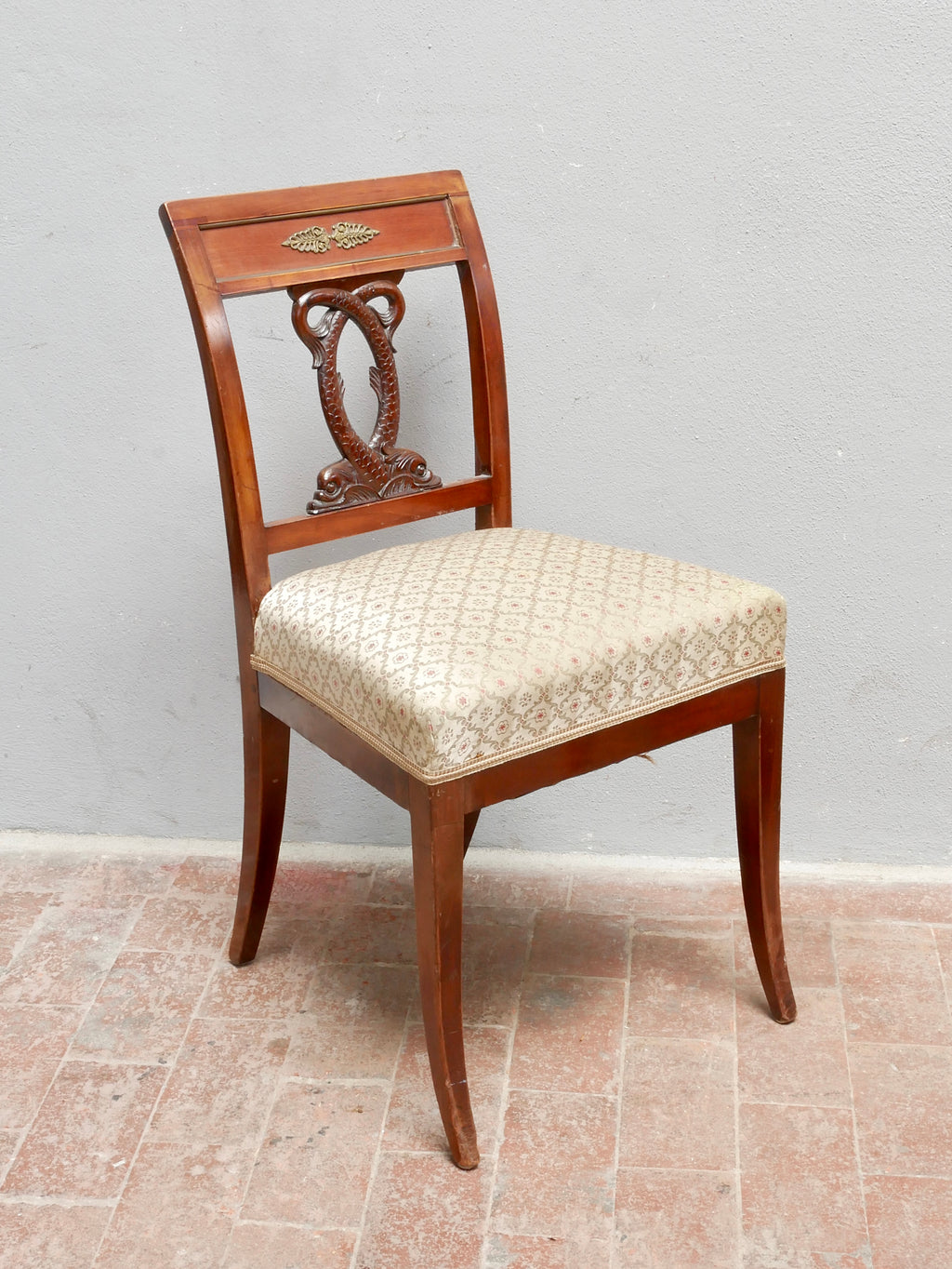 3 STK. SEHR AUSSERGEWÖHNLICHE BIEDERMEIER STÜHLE UM 1820