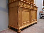 SEHR SELTENES JUGENDSTIL BUFFETT ANRICHTE VITRINE MIT AUFSATZ WEICHHOLZ RESTAURIERT