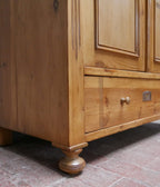 WUNDERSCHÖNER JUGENDSTIL KLEIDERSCHRANK UM 1910 WEICHHOLZ RESTAURIERT