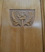 WUNDERSCHÖNER JUGENDSTIL KLEIDERSCHRANK UM 1910 WEICHHOLZ RESTAURIERT