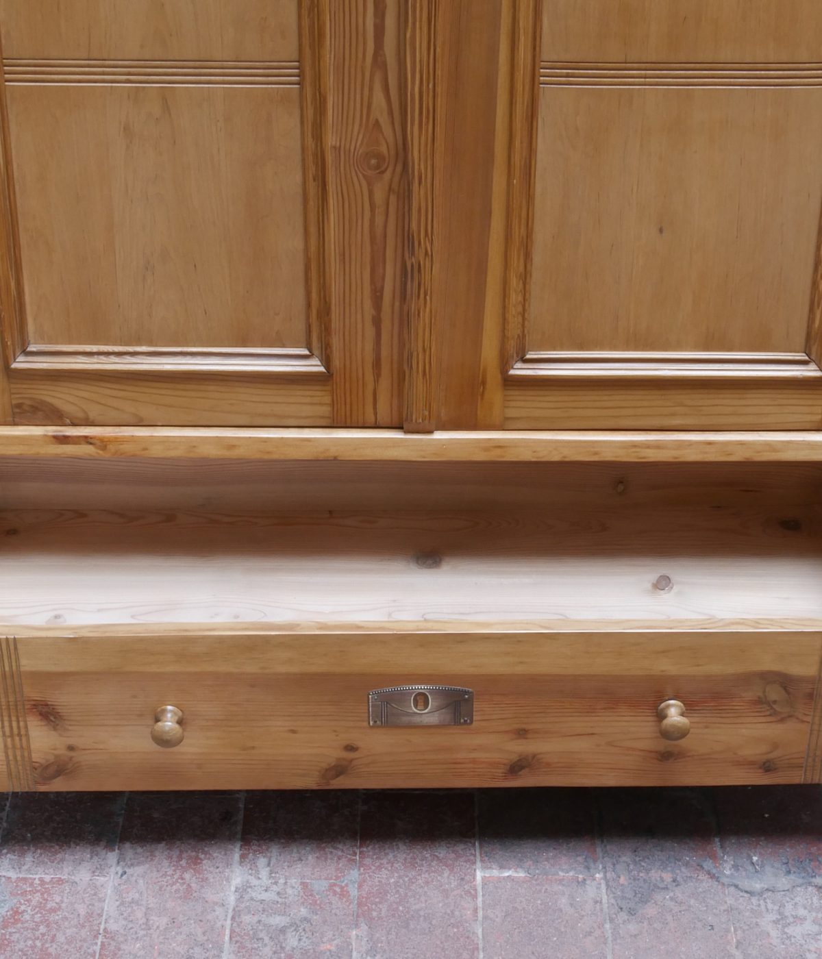 WUNDERSCHÖNER JUGENDSTIL KLEIDERSCHRANK UM 1910 WEICHHOLZ RESTAURIERT