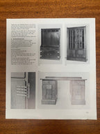 Zweite Literaturabbildung aus dem Fachbuch Richard Riemerschmid – Vom Jugendstil zum Werkbund mit historischen Fotografien und Informationen zum Möbelentwurf sowie zur Ausführung durch die Deutschen Werkstätten Dresden-Hellerau.